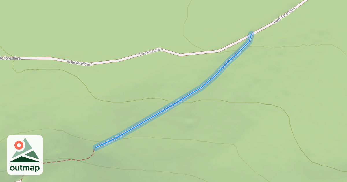 Map of Piste forestière