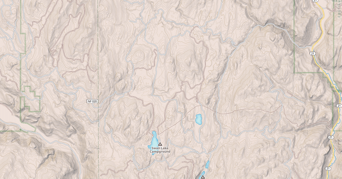 Map preview of SWAN BUTTE RD