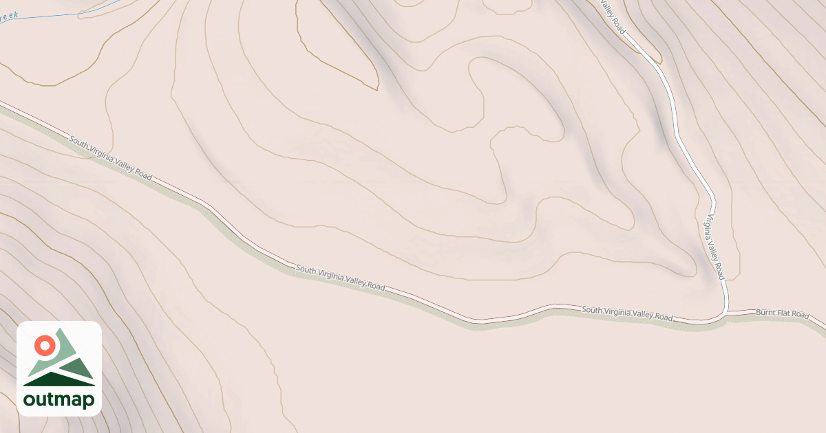 Map of Desert Trail  (Unmarked)