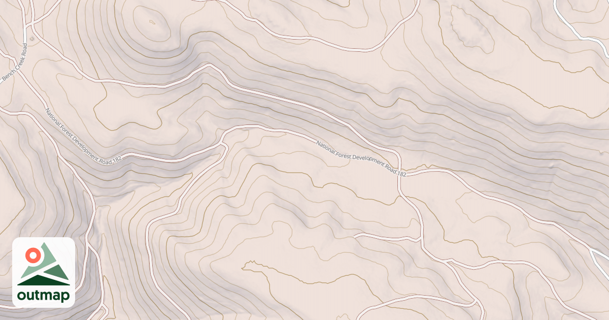 Map of BENCH CREEK CUTOFF