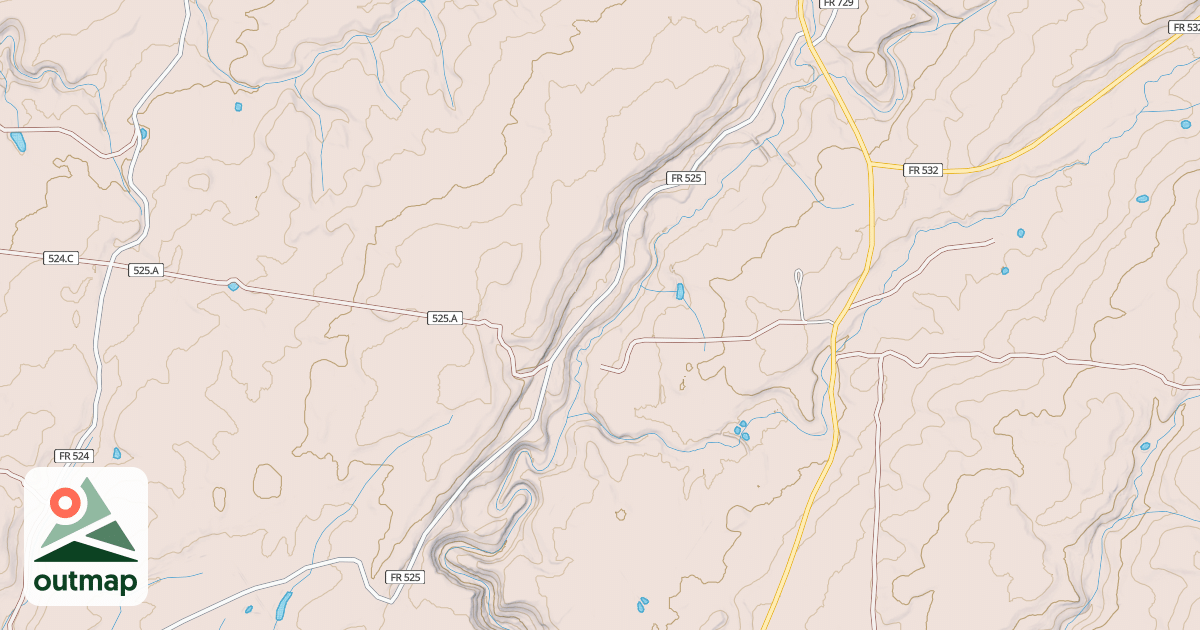 Map of TRAIL CANYON