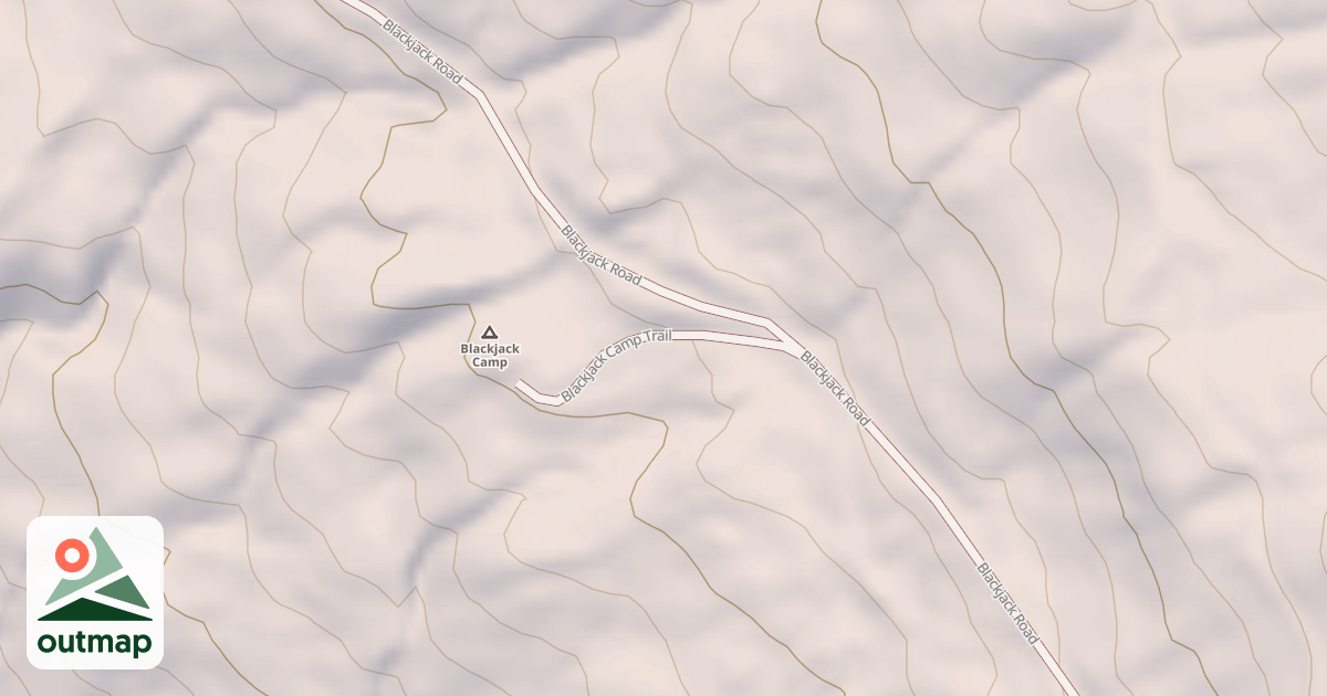 Map of BLACKJACK CAMP