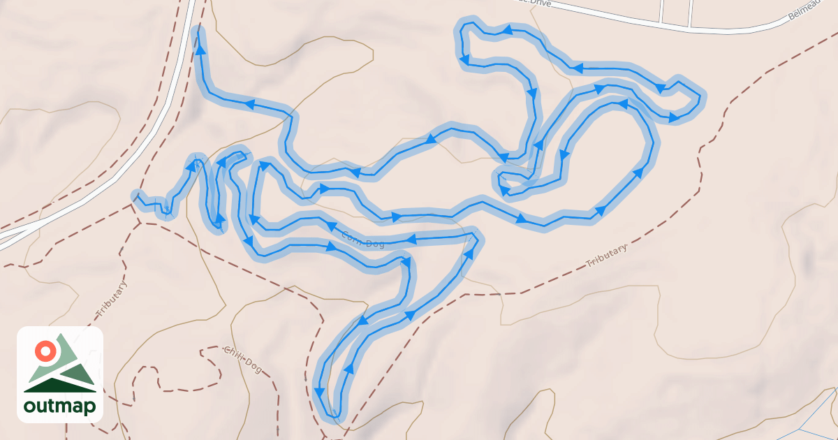Map of Corn Dog