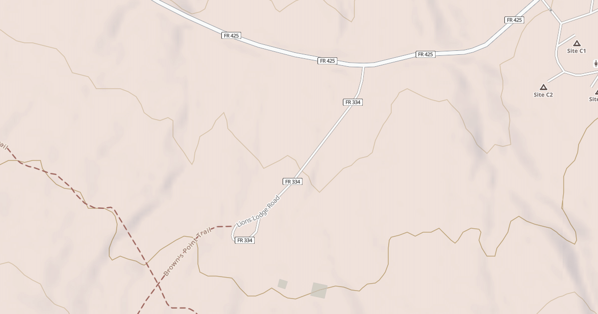Map preview of LIONS LODGE