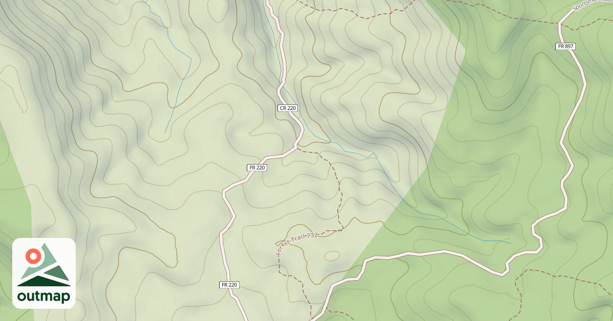 Map of Beaver Creek