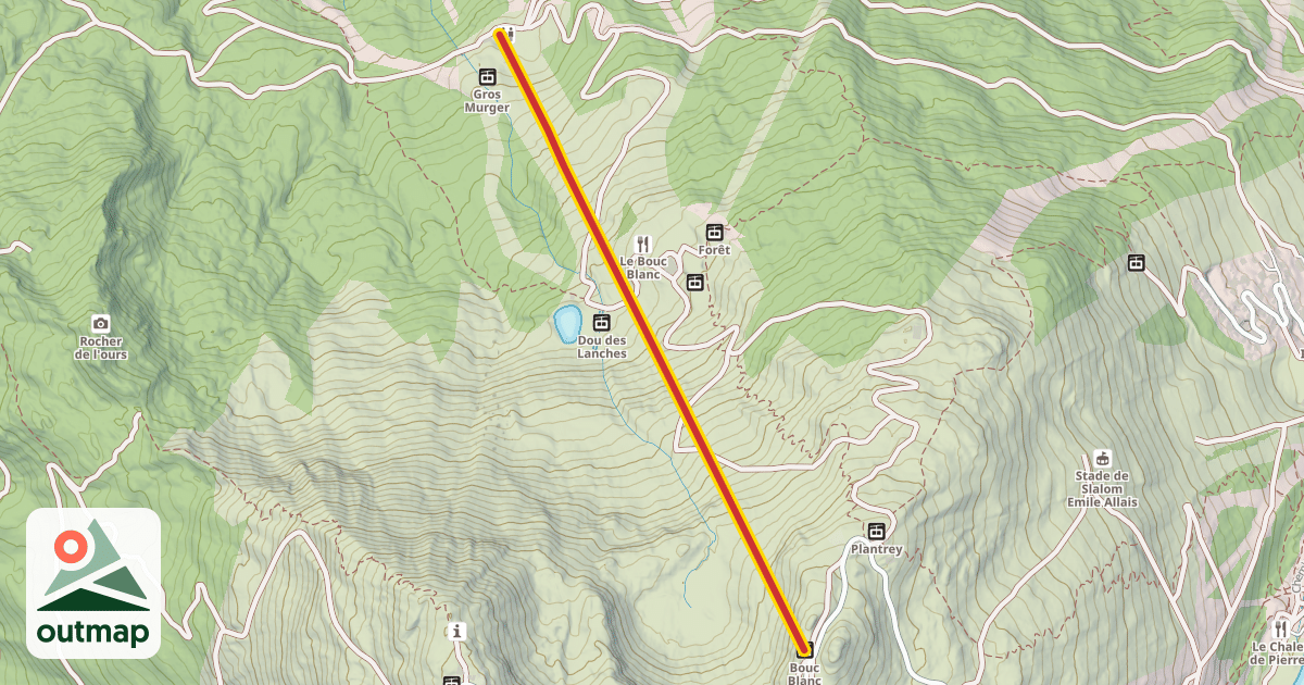 Map of Bouc Blanc