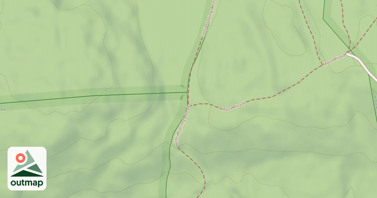 Map of Lithia Springs Road