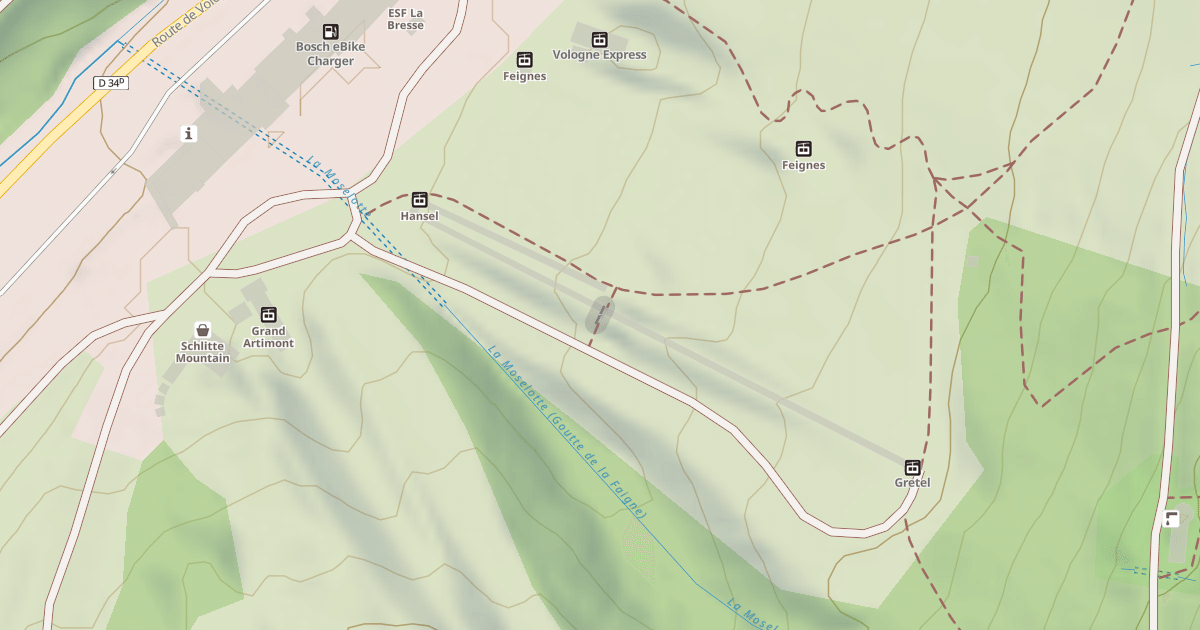 Map preview of Snow tubing