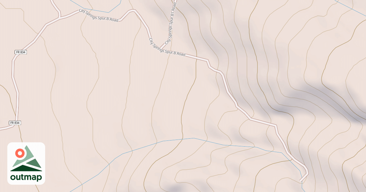 Map of CITY SPRINGS SPUR B