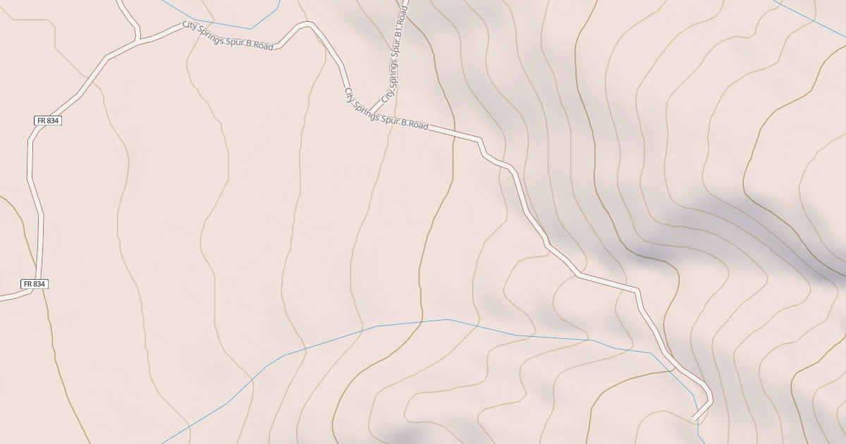 Map preview of CITY SPRINGS SPUR B