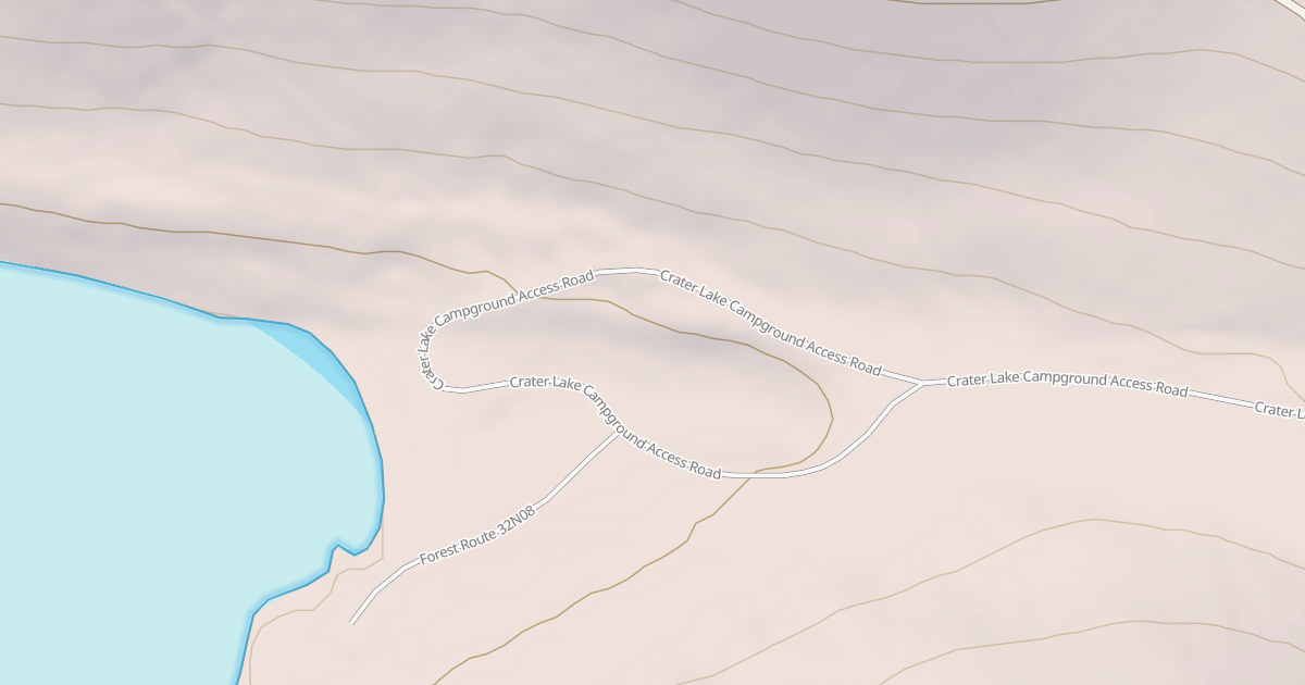 Map preview of CRATER LAKE CG