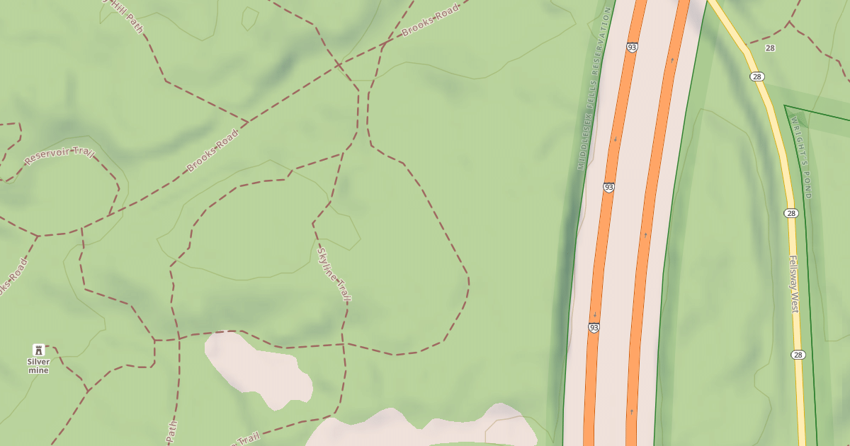 Map preview of Mountain Bike Loop