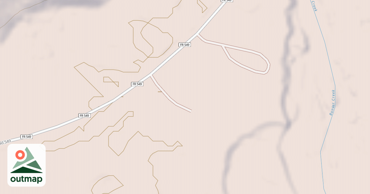 Map of BUNKER CREEK C