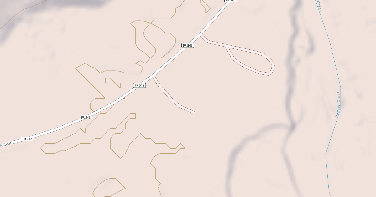 Map preview of BUNKER CREEK C