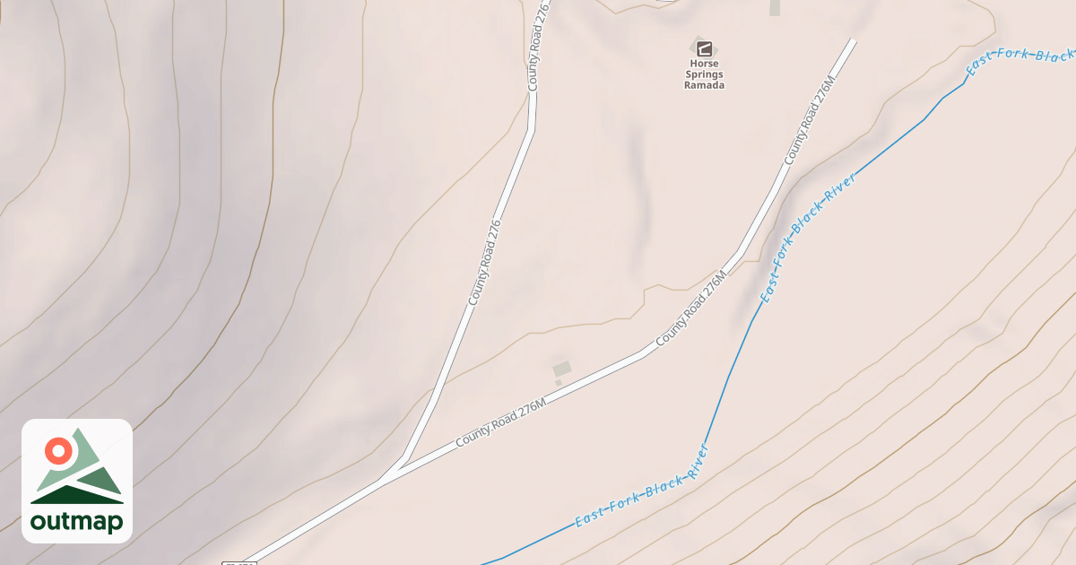 Map of HORSE SPRINGS