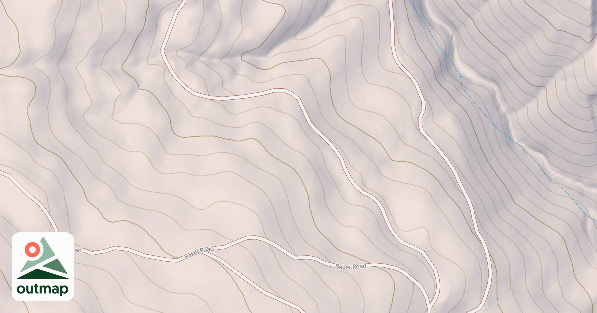 Map of BAKER