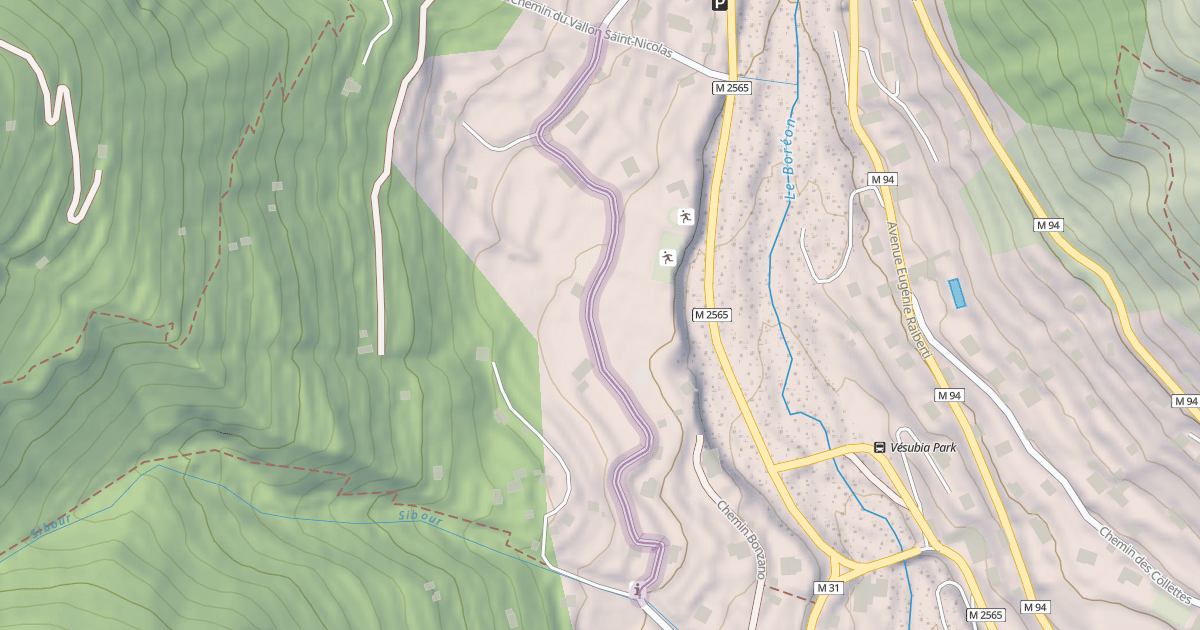 Map preview of Promenade Vincent Paschetta