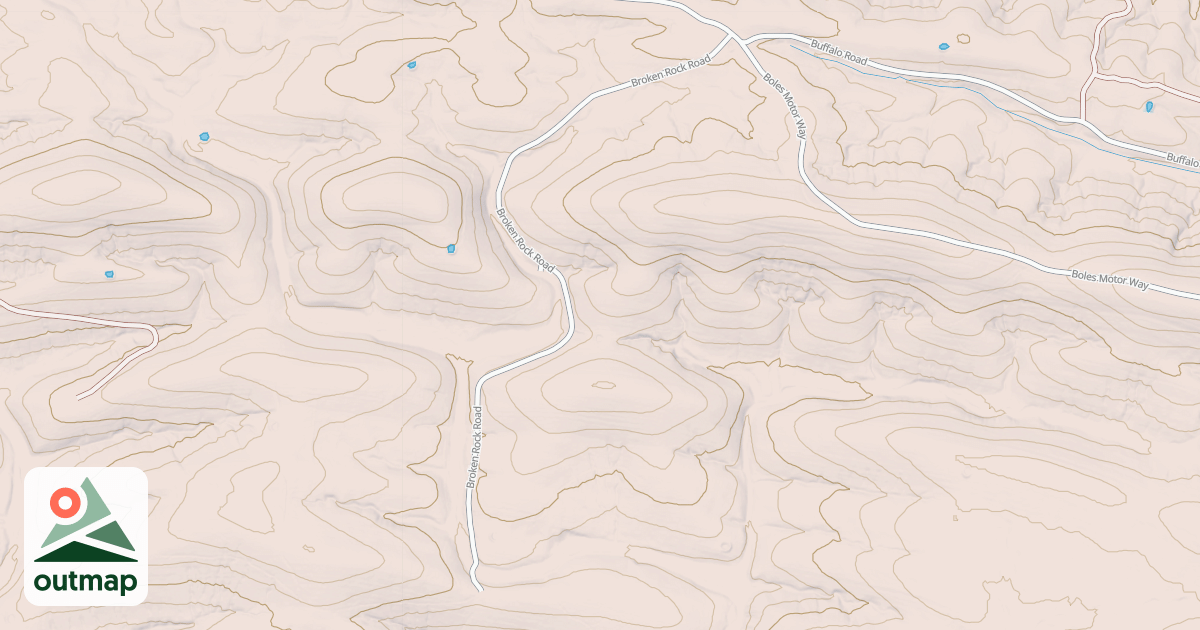 Map of BLACK BRANCH