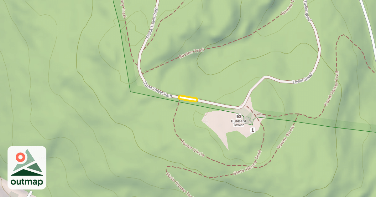 Map of Stone Tower Path