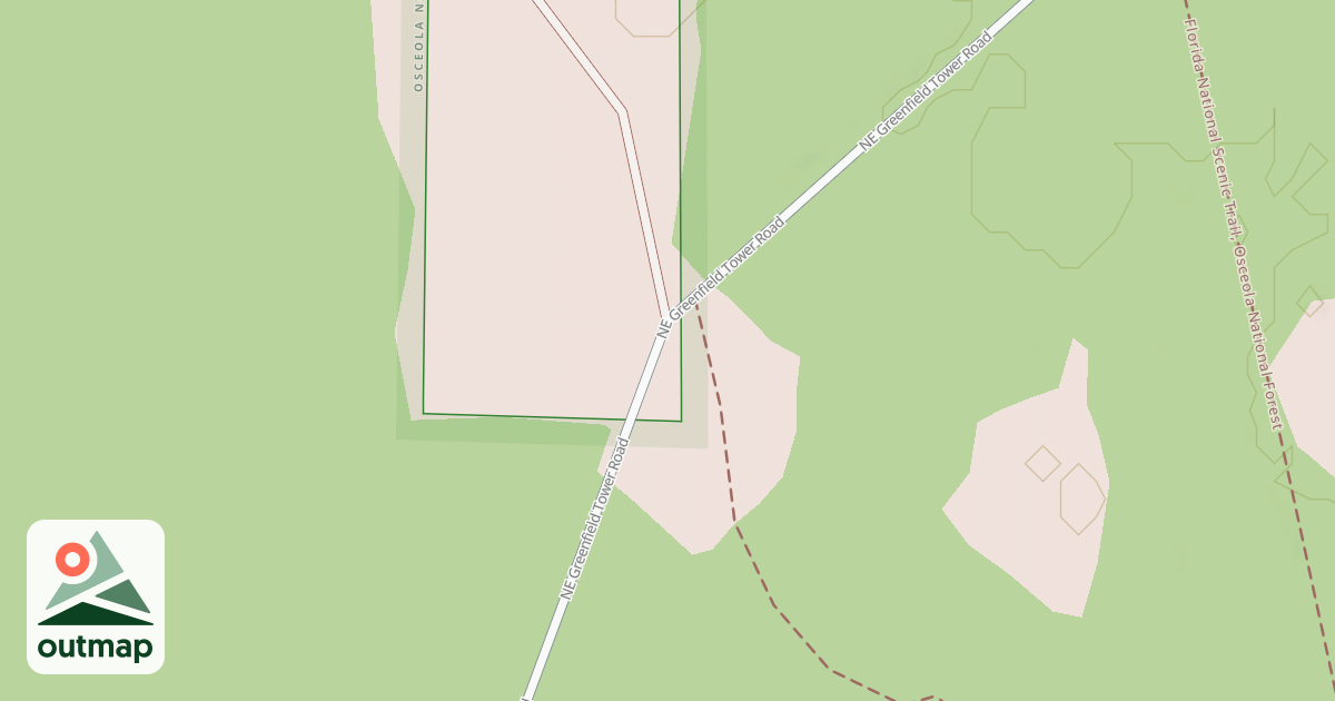 Map of WEST TOWER ROAD