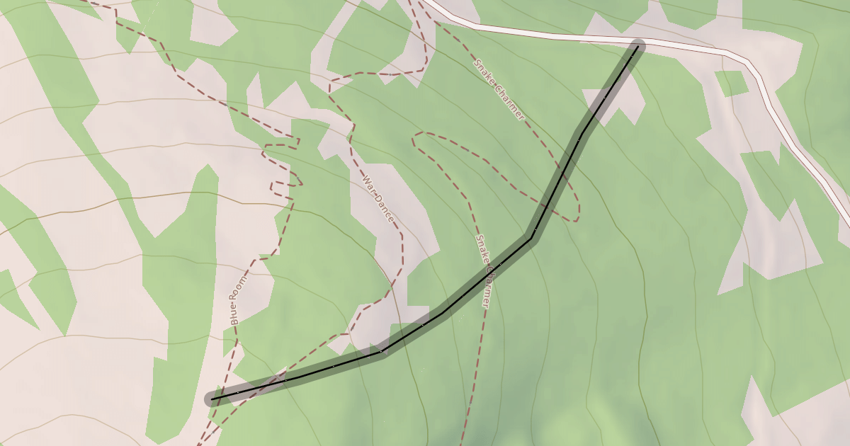 Map preview of Shady Chute