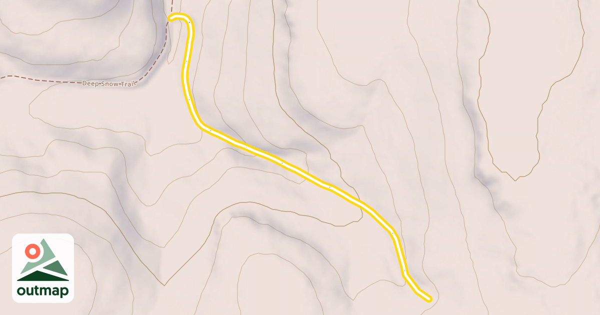 Map of Lost Run Trail