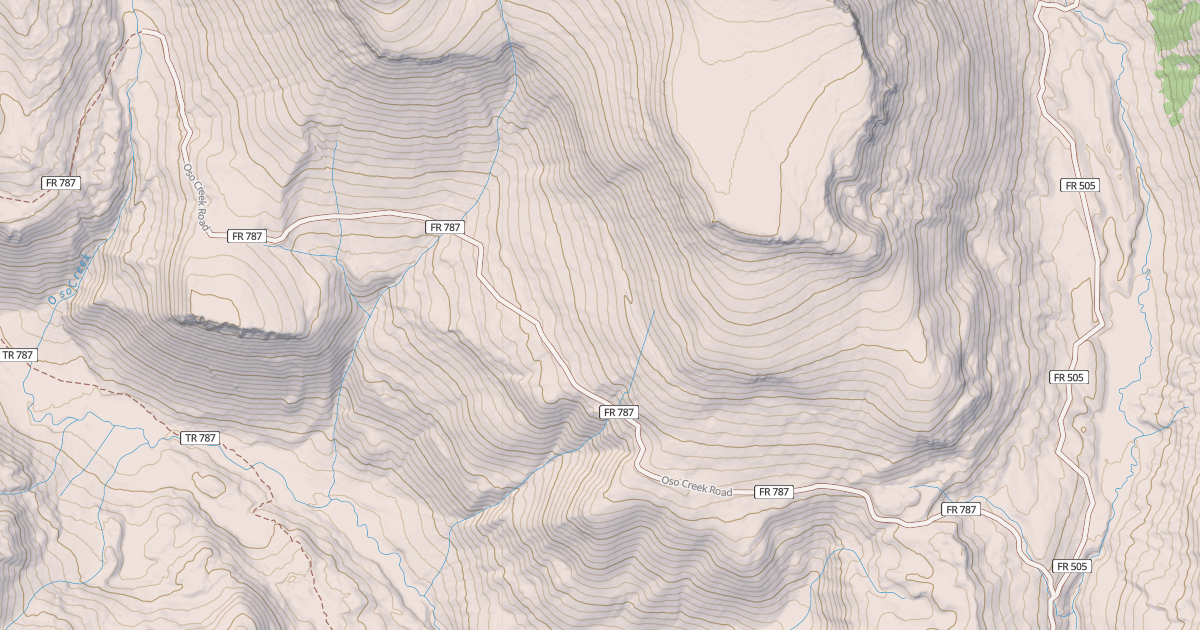 Map preview of OSO CR