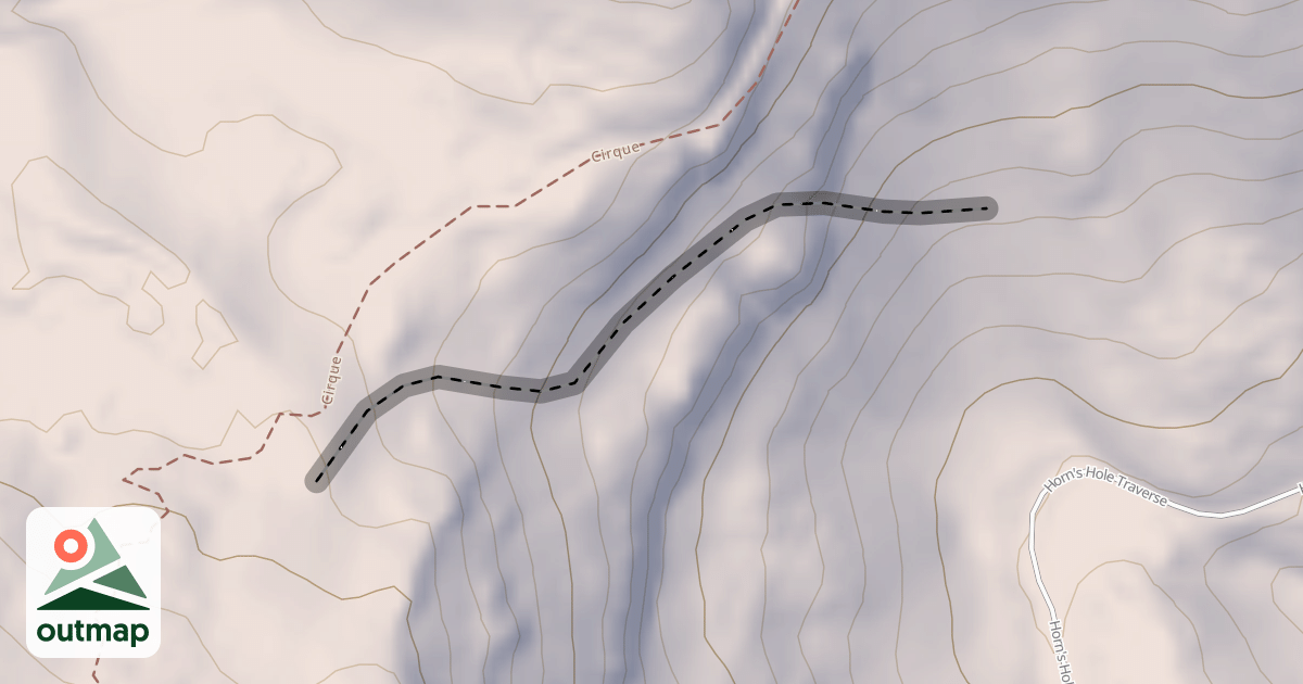 Map of Downhill