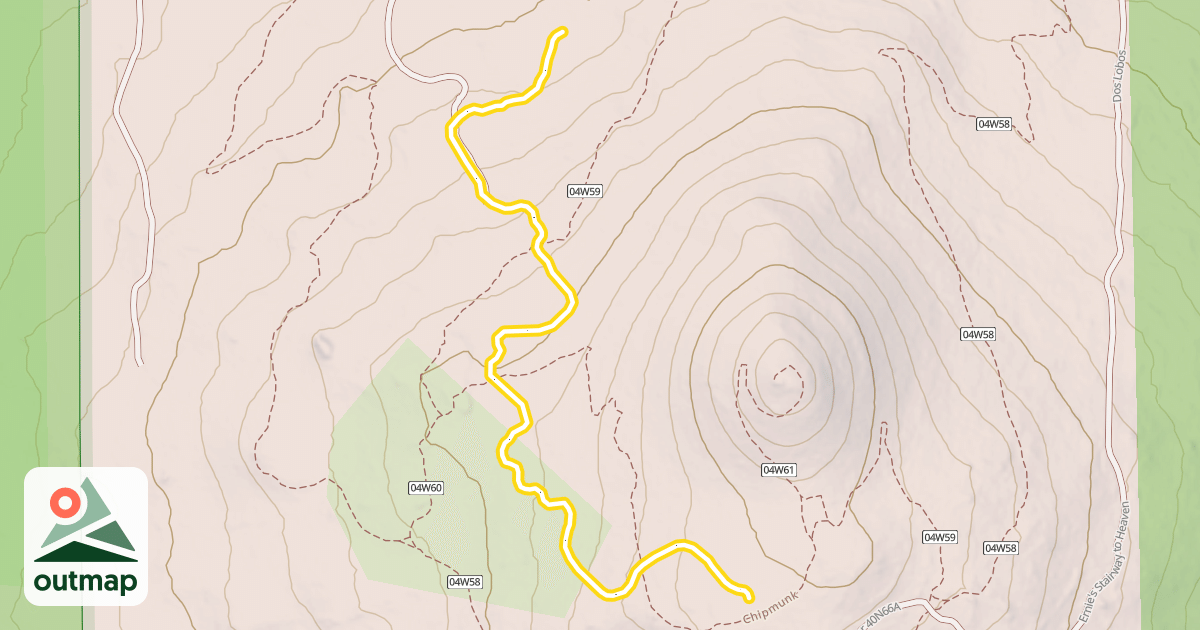 Map of Ernie's Stairway to Heaven