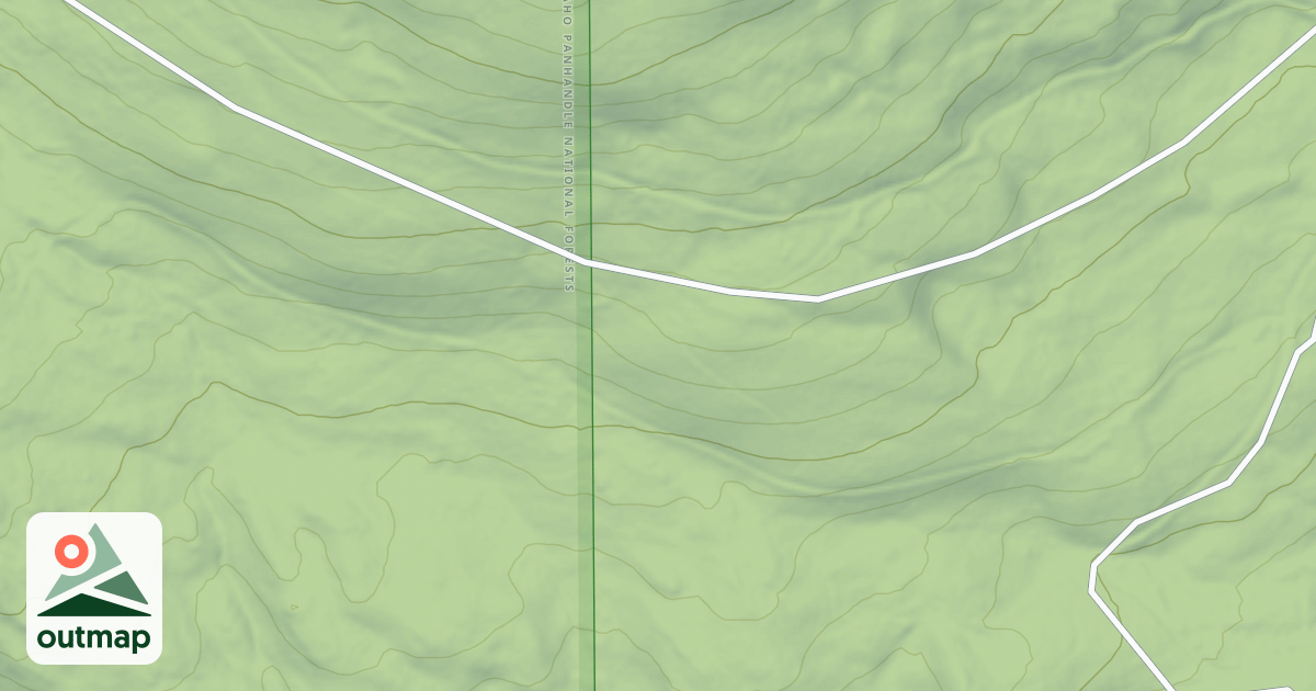 Map of SOUTH HALL MOUNTAIN D