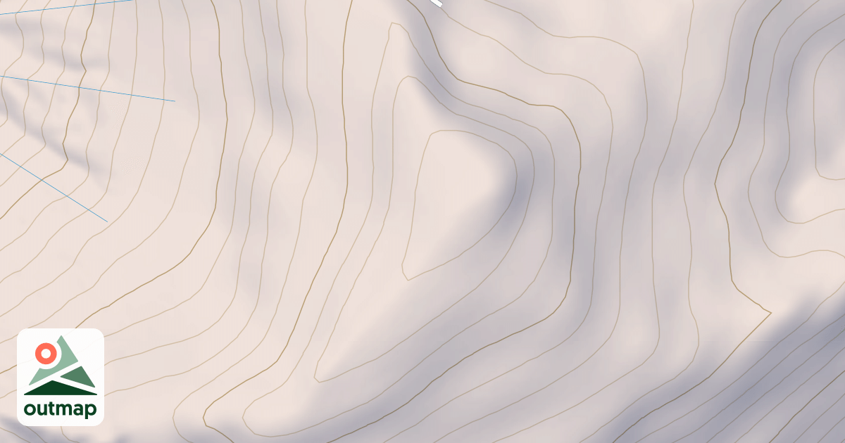 Map of BERGEN MTN
