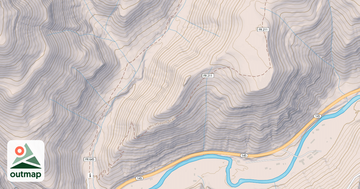 Map of Calico South