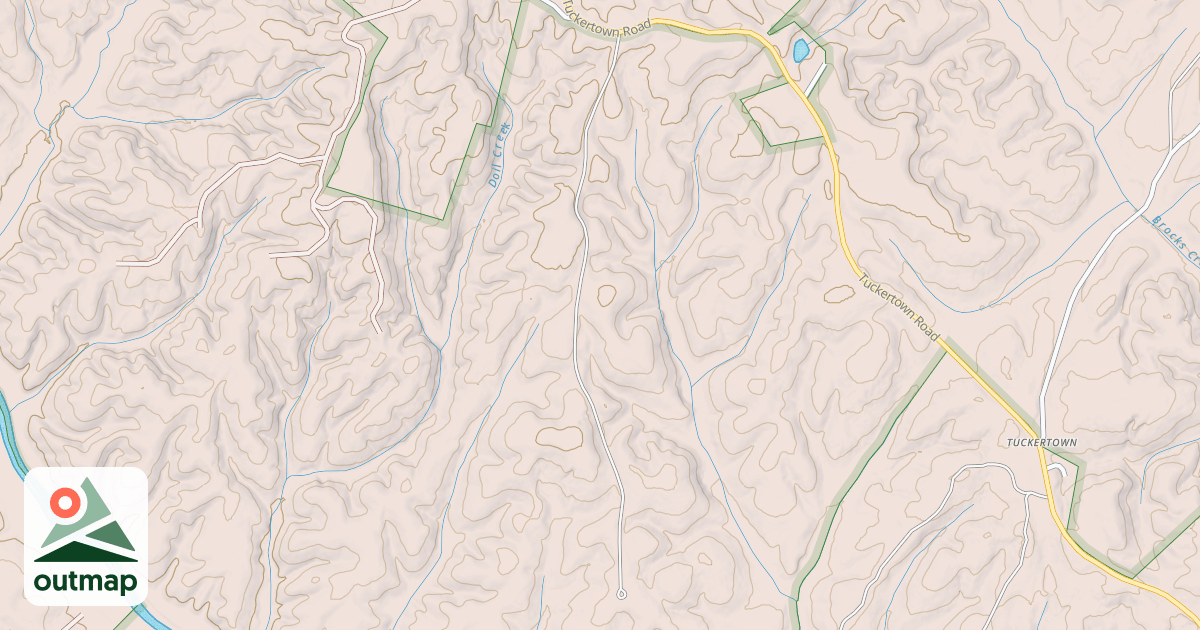 Map of DUFFS BRANCH
