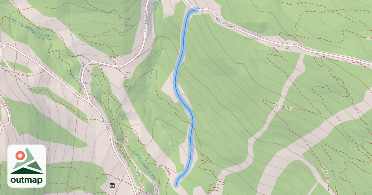 Map of Lone Fir West