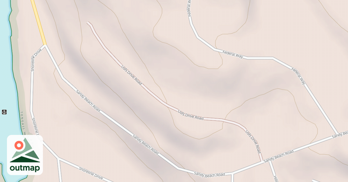 Map of USFS DRIVE