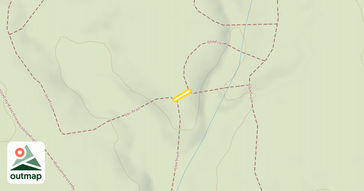 Map of Ski Trail