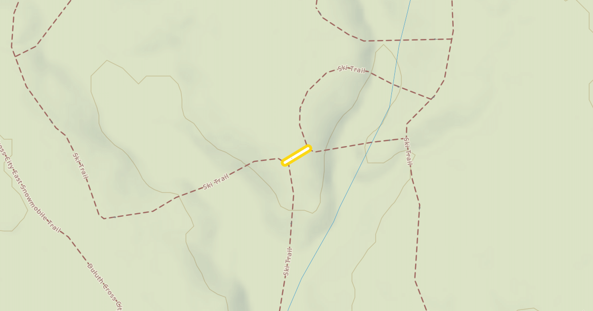Map preview of Ski Trail