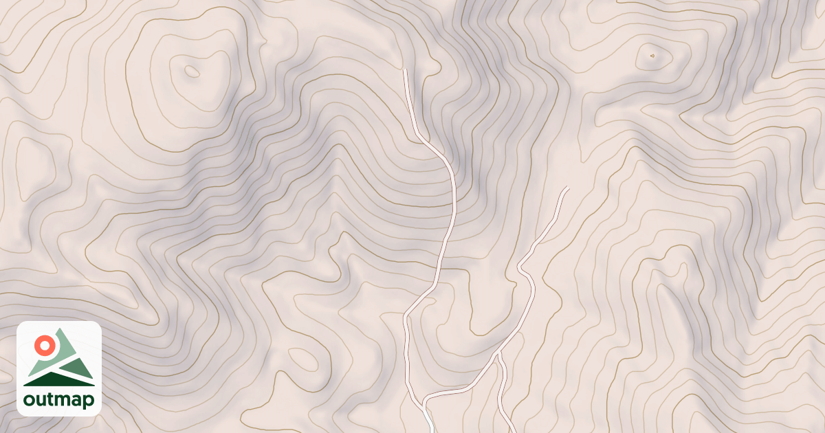 Map of SULPHUR PEAK