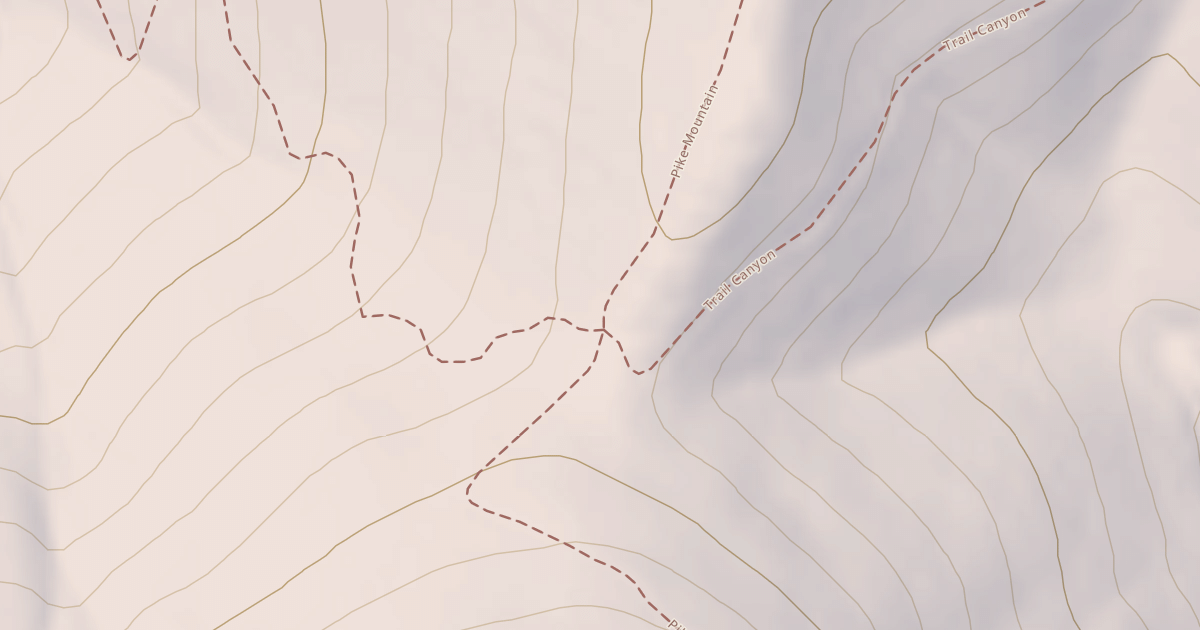 Map preview of Pike Mountain