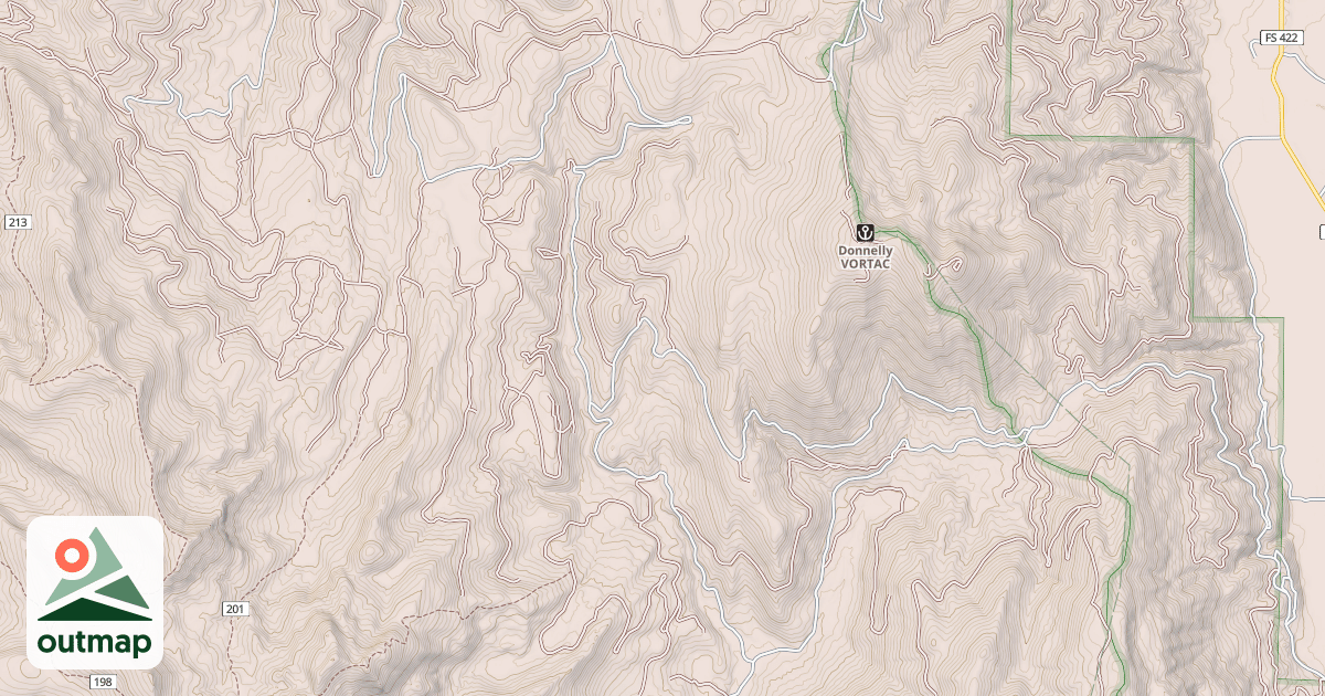 Map of GRANITE CREEK