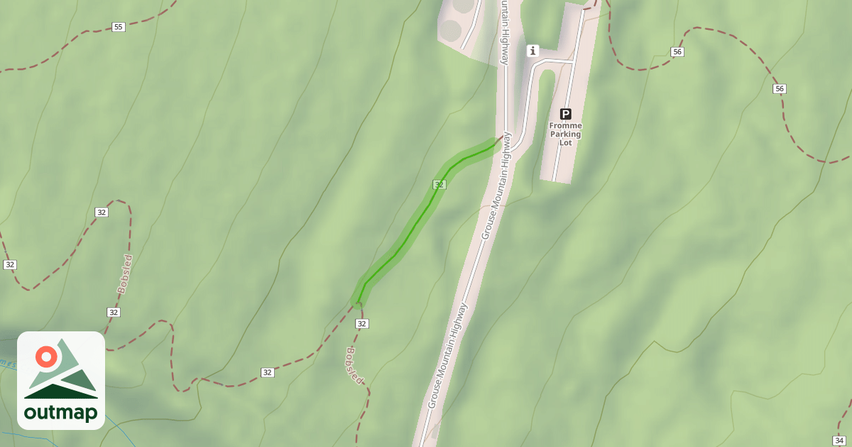 Map of Bobsled Spur