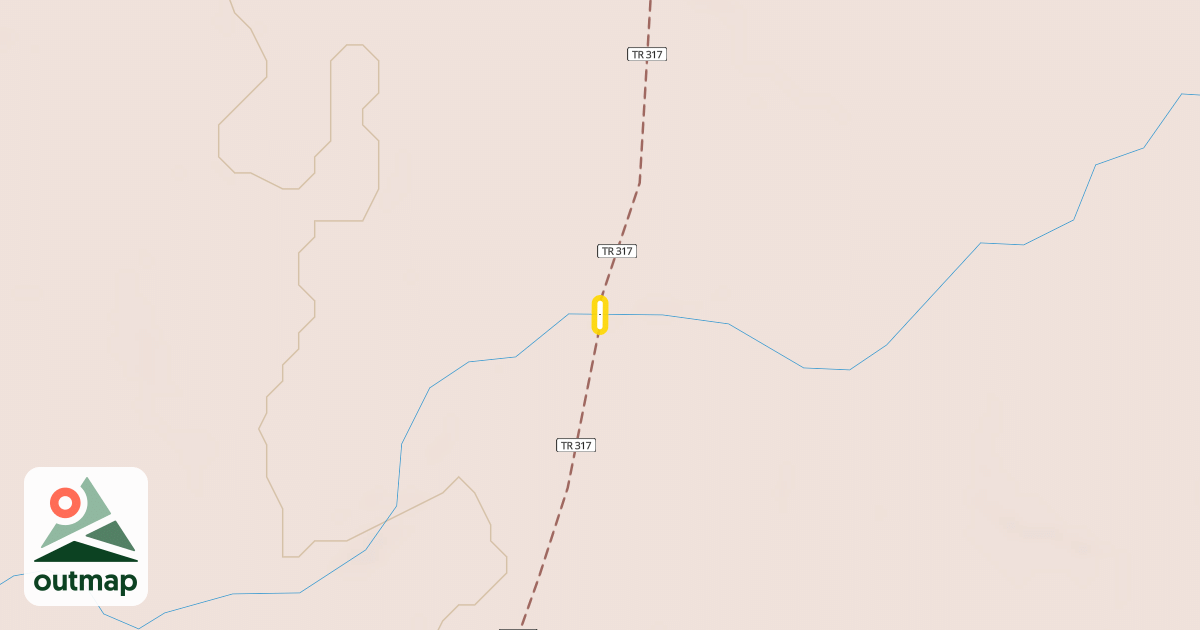 Map of Resurrection Pass Trail