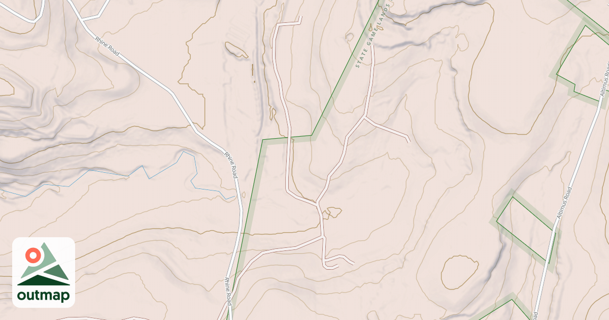 Map of ATV/Disabled Person Route