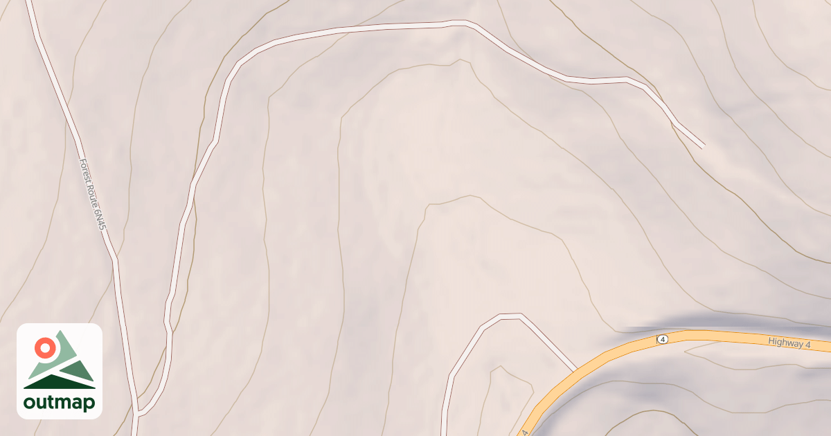 Map of USFS National Forest System Roads {CE7C7D5B-7253-4AA0-9FAC-A689591AF836}