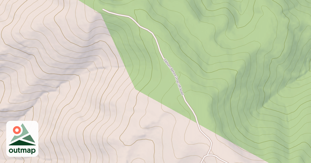 Map of ELKHORN BEFORE DROP OFF