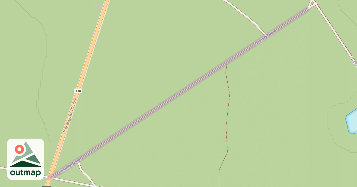 Map of Nouvelle Drève