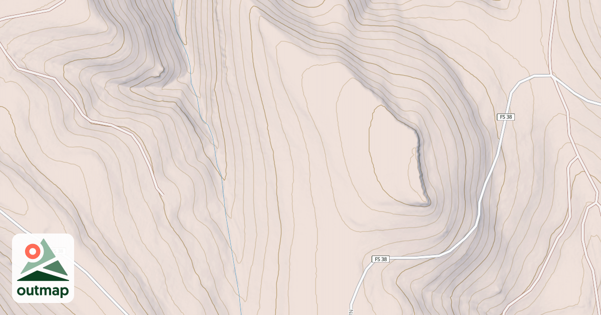 Map of USFS Motor Vehicle Use Map Roads {F96628A6-05B3-4CD2-9744-5670E0DE6779}