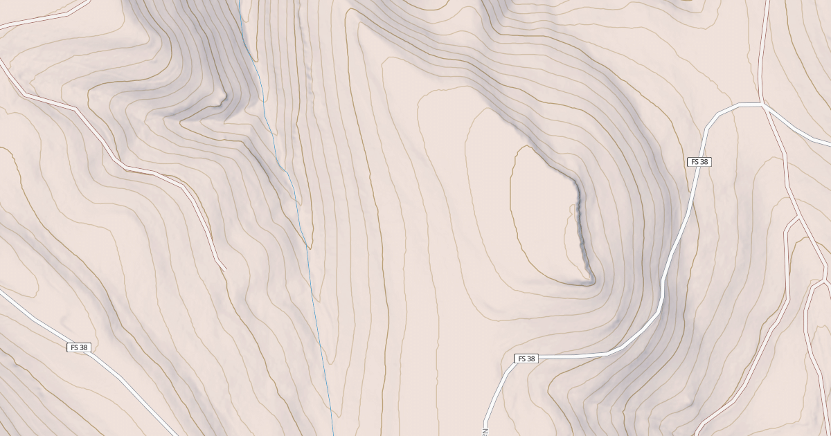 Map preview of USFS Motor Vehicle Use Map Roads {F96628A6-05B3-4CD2-9744-5670E0DE6779}