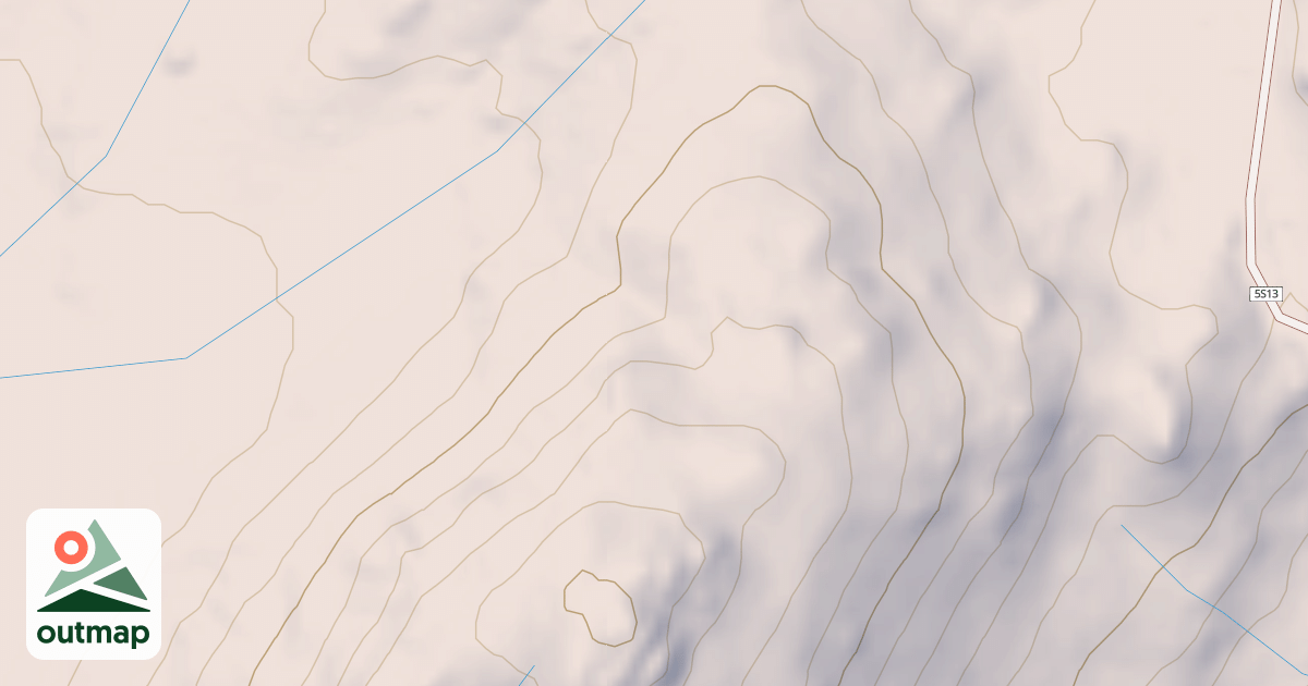 Map of CHIQUITO CYN E SPUR