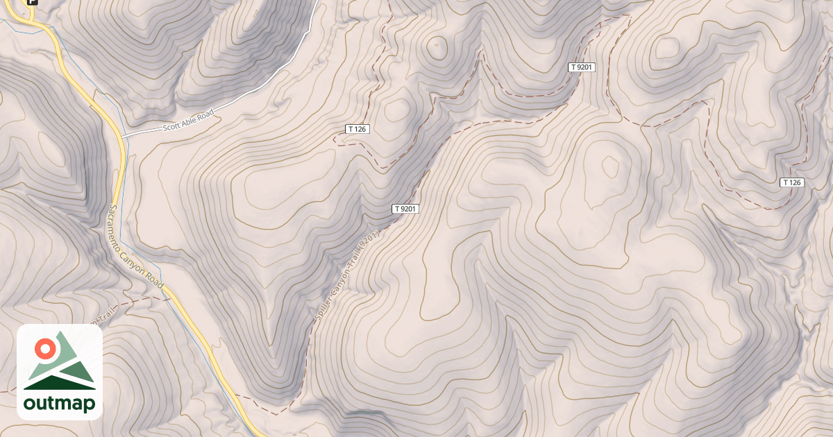 Map of SPILLER CYN